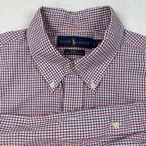 Ralph Lauren Men's Blake Button-Down Shirt, Long‎ Sleeve, Plaid, Cotton, Size L